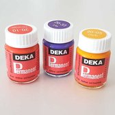 1 potje Deka permanent 20-17 Scharlach 25ml