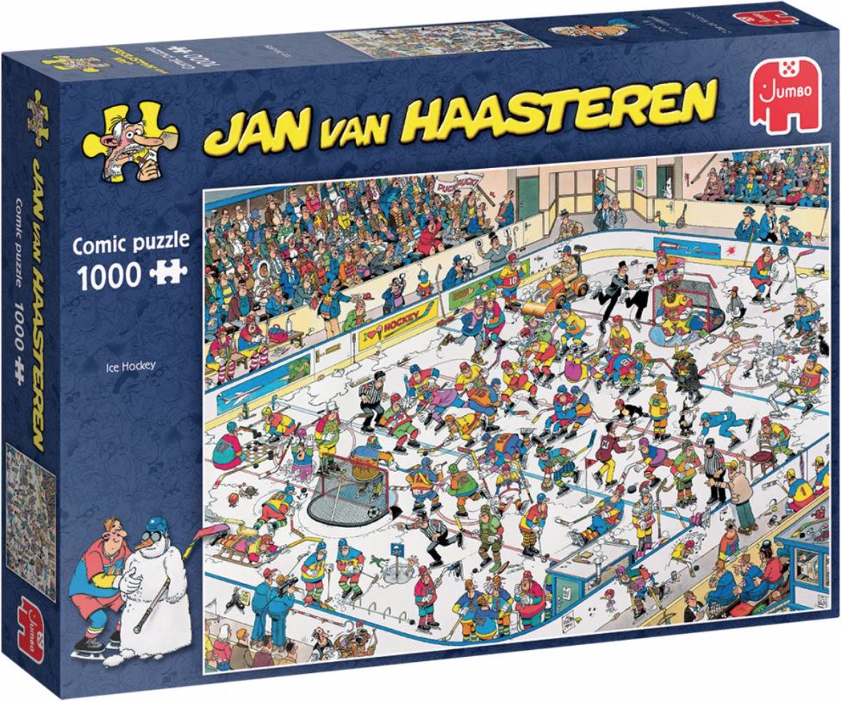 Jumbo - Jan van Haasteren - IJshockey - legpuzzel 1000 stukjes | bol.com