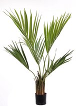 Kentiapalm - Howea Forsteriana - kunstplant - 5 stammen - 78 blad - 100 cm - Ø 90 cm - in pot
