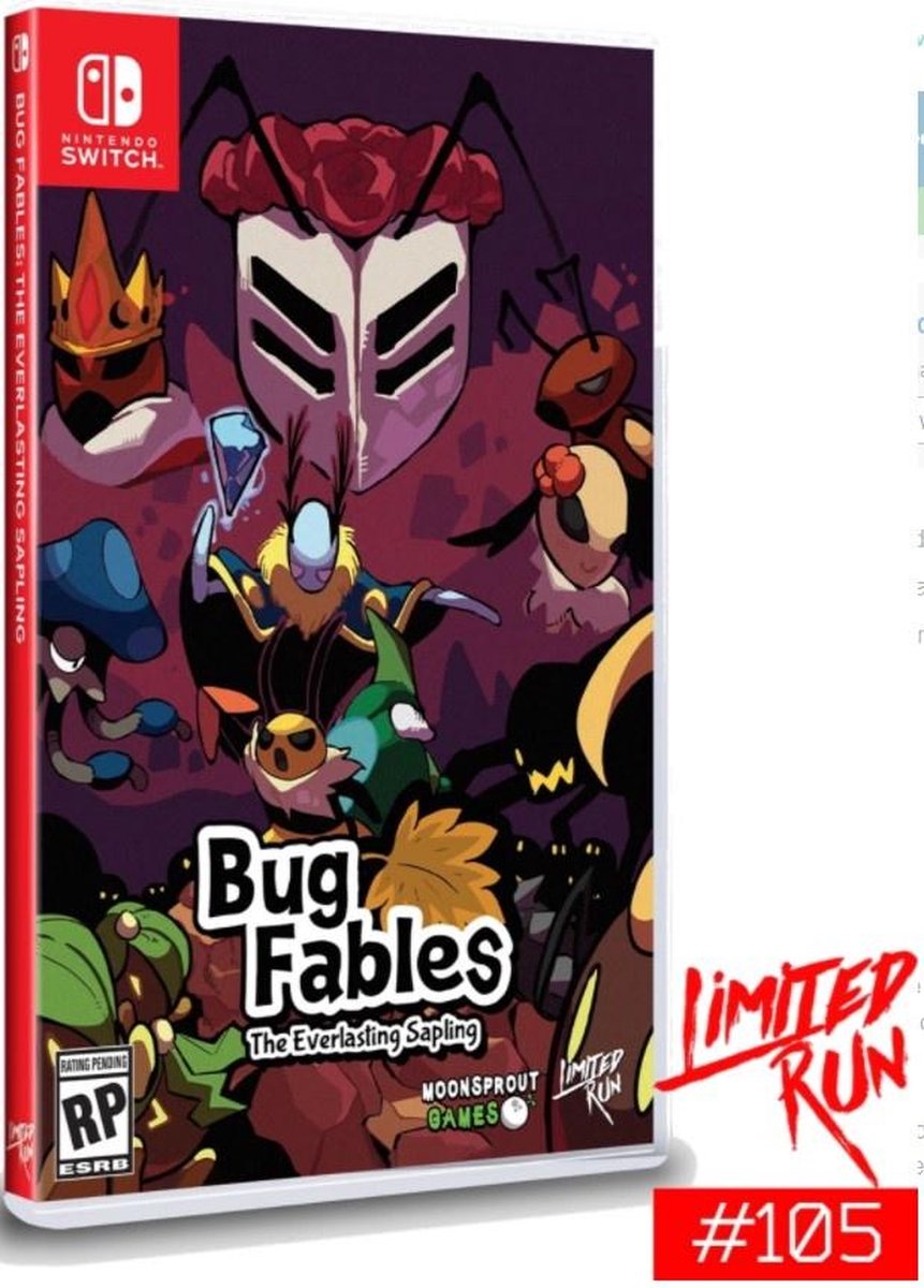 Bug Fables The Everlasting Sapling (Limited Run Games)/nintendo switch
