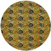 Walljar - William Morris - Tulip and Lily - Muurdecoratie - Forex wandcirkel