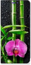 Hoesje Geschikt voor Samsung Galaxy A22 4G | M22 Wallet Bookcase Orchidee