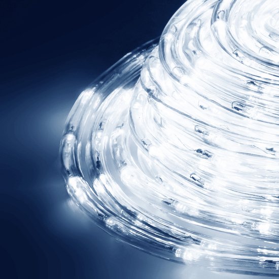 Springos Lichtslang | Lichtsnoer | Lichtsnoer Binnen | Lichtsnoer Buiten | Lichtslinger | 30 m | Koel Wit | 720 LED - springos