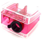 Premium Cosmetic Pencil Sharpener, made in Europe, adaptable for almost all cosmetic pencil sizes