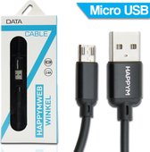 Micro USB Kabel 2 Meter - Micro USB naar USB 2.0 datakabel - Voor Samsung - HappyMwebwinkel