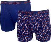 2 stuks Australian Boxershort - Katoen - Groen/Blauw - Maat XL