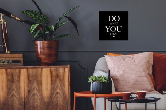 Affiche Amour - Dire - Coeur - 30x30 cm