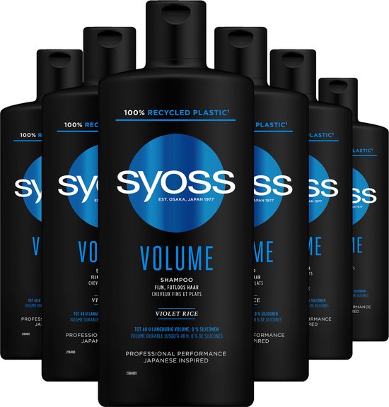 SYOSS Volume Shampoo 6x 440ml