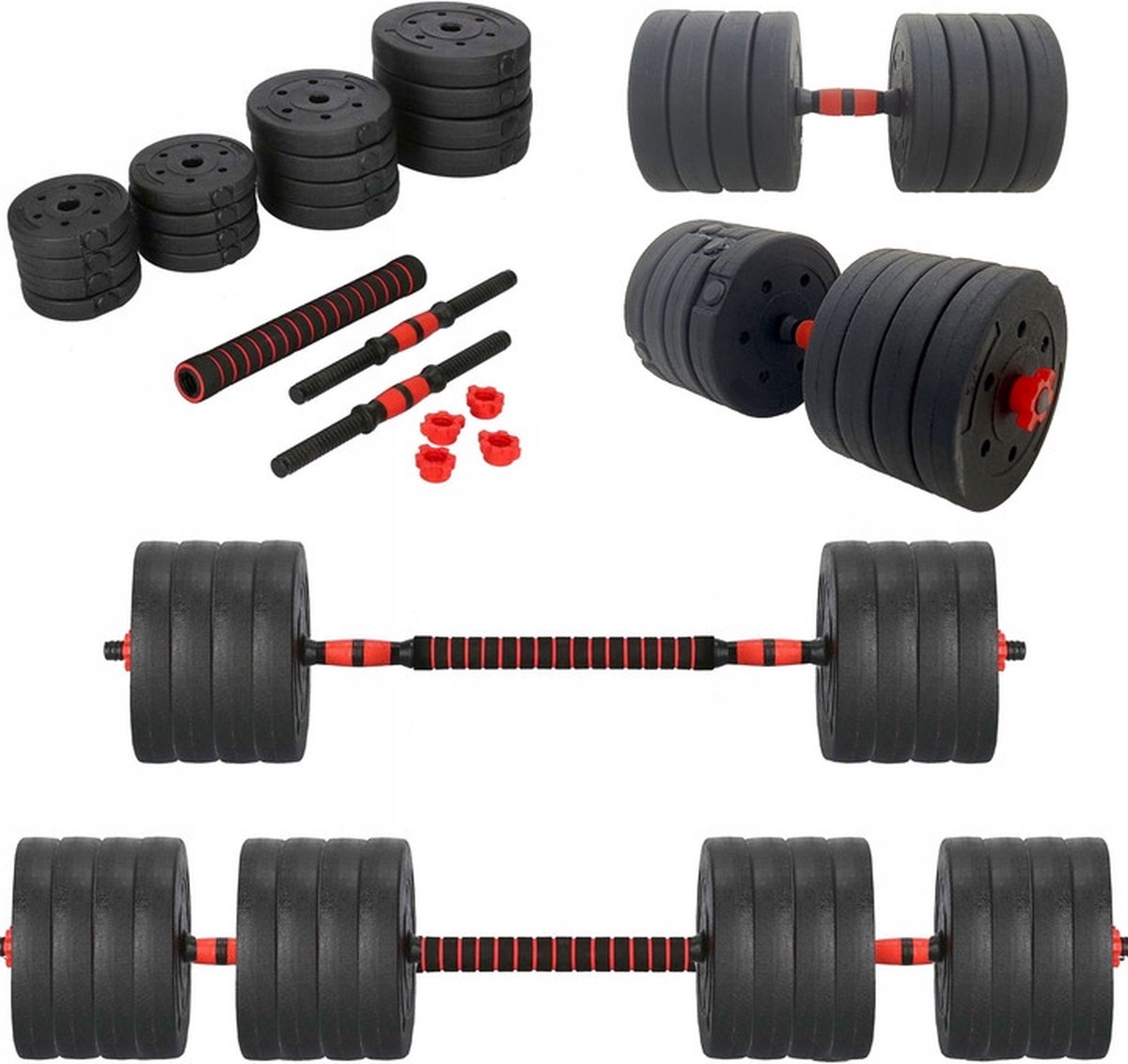 Halterset / Dumbbellset 50 kg verstelbaar