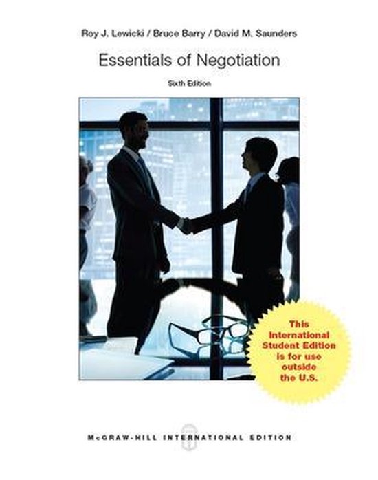 Essentials of Negotiation - cover