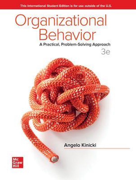 ISE Organizational Behavior A Practical, ProblemSolving Appr ... - cover