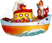 Ballon Boot van Sinterklaas 50 cm, kindercrea