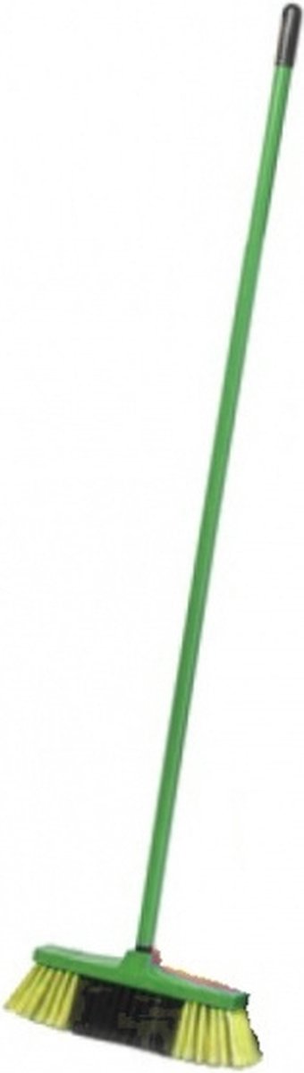 Synx Tools Binnenbezem Groen - Zachte Bezems - Kamerveger - Veger / Zachte Bezem - Incl. Steel 130cm - Binnen Bezem — afbeelding 3