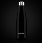FLASKE Night - RVS Drinkfles van 750ML - Geschikt als waterfles, thermosfles en thermoskan