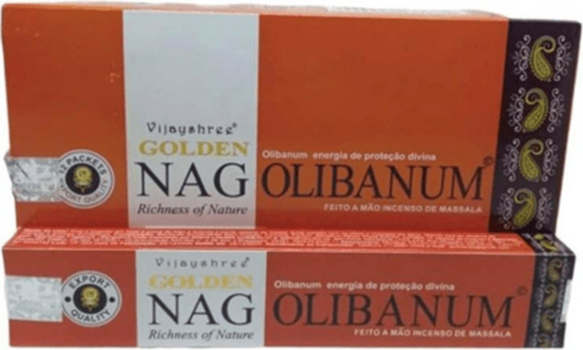 Golden Nag olibanum wierook - doos 12 pakjes