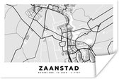 Poster Stadskaart - Zaanstad - Nederland - 90x60 cm - Plattegrond