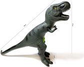 Dinosaurus T-rex  Speelgoed 56 Cm - zacht rubber - maakt dino geluiden - Dinoworld (incl. batterijen)