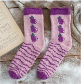 Sokken dames 5 paar - blauw - grijs - roze / beer - lama - schaap - vos - 36-40
