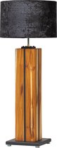 Lucasa Living Houten lamp Riva medium ronde kap