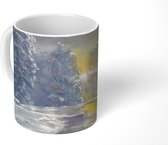 Mok - een winters bos - 350 ML - Beker