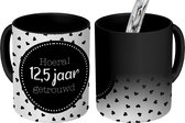 Magische Mok - Foto op Warmte Mokken - Koffiemok - Spreuken - Jubileum - Quotes - Hoera! 12,5 jaar getrouwd - Magic Mok - Beker - 350 ML - Theemok