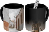 Magische Mok - Foto op Warmte Mok - Zomer - Huis - Oranje - 350 ML