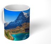 Mok - Uitzicht op de Zwitserse Jungfrau dichtbij de Eiger - 350 ML - Beker