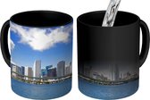 Magische Mok - Foto op Warmte Mok - Miami - Water - Wolken - 350 ML