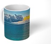 Mok - Kleurrijke zonsondergang aan het zuidelijke einde van Isla Mujeres - 350 ML - Beker