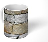 Mok - Stenen muur zonder cement - 350 ML - Beker