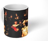 Mok - Koffiemok - De Nachtwacht - Schilderij van Rembrandt van Rijn - Mokken - 350 ML - Beker - Koffiemokken - Theemok