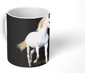 Mok - Koffiemok - Paarden - Zand - Donker - Mokken - 350 ML - Beker - Koffiemokken - Theemok