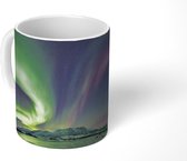 Mok - Noorderlicht - IJs - Paars - Groen - 350 ML - Beker