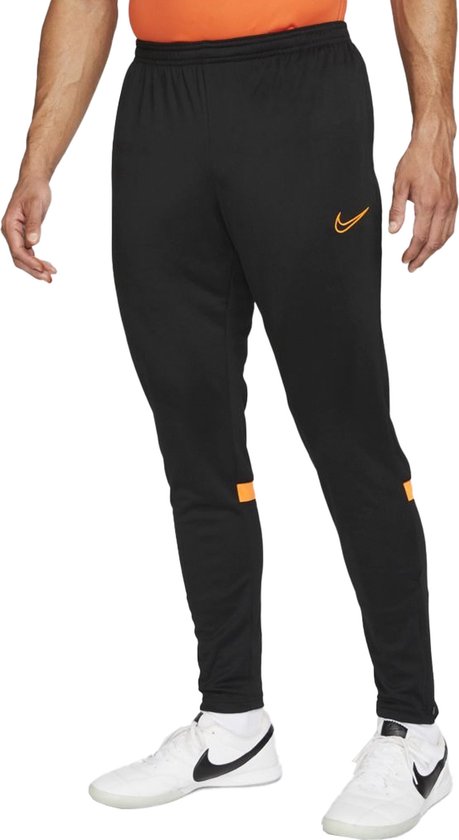Nike Dri-FIT Academy 21 Sportbroek - Maat XL - Mannen - zwart/oranje |  bol.com