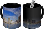 Magische Mok - Foto op Warmte Mok - Detroit - Skyline - Water - 350 ML