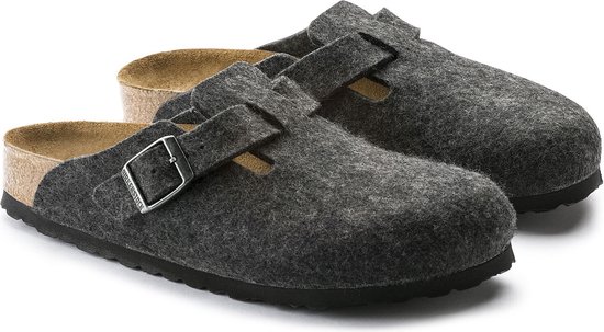 Birkenstock Boston WO Narrow Heren Clogs - Anthracite - Maat 46 | bol.com