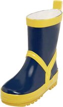 Playshoes Regenlaarzen Marineblauw/geel Maat 30/31