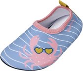 Playshoes - Uv-waterschoenen voor meisjes - Krab - Lichtblauw/roze - maat 22-23EU