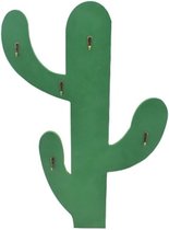 Cactus Kinderkapstok - Kapstok Kinderen - Babykamer decoratie - Kapstok Baby - Groen - 5 Haakjes