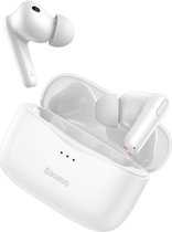 Baseus S2 Pro - Draadloze In Ear Oordopjes met Hybrid Active Noise Cancelling - Wit