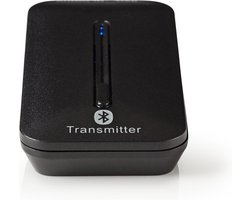 Nedis Bluetooth-Zender - Input: 1x TosLink Female - AptX Low latency / AptX / SBC - Maximaal 2 Apparaten - Zwart