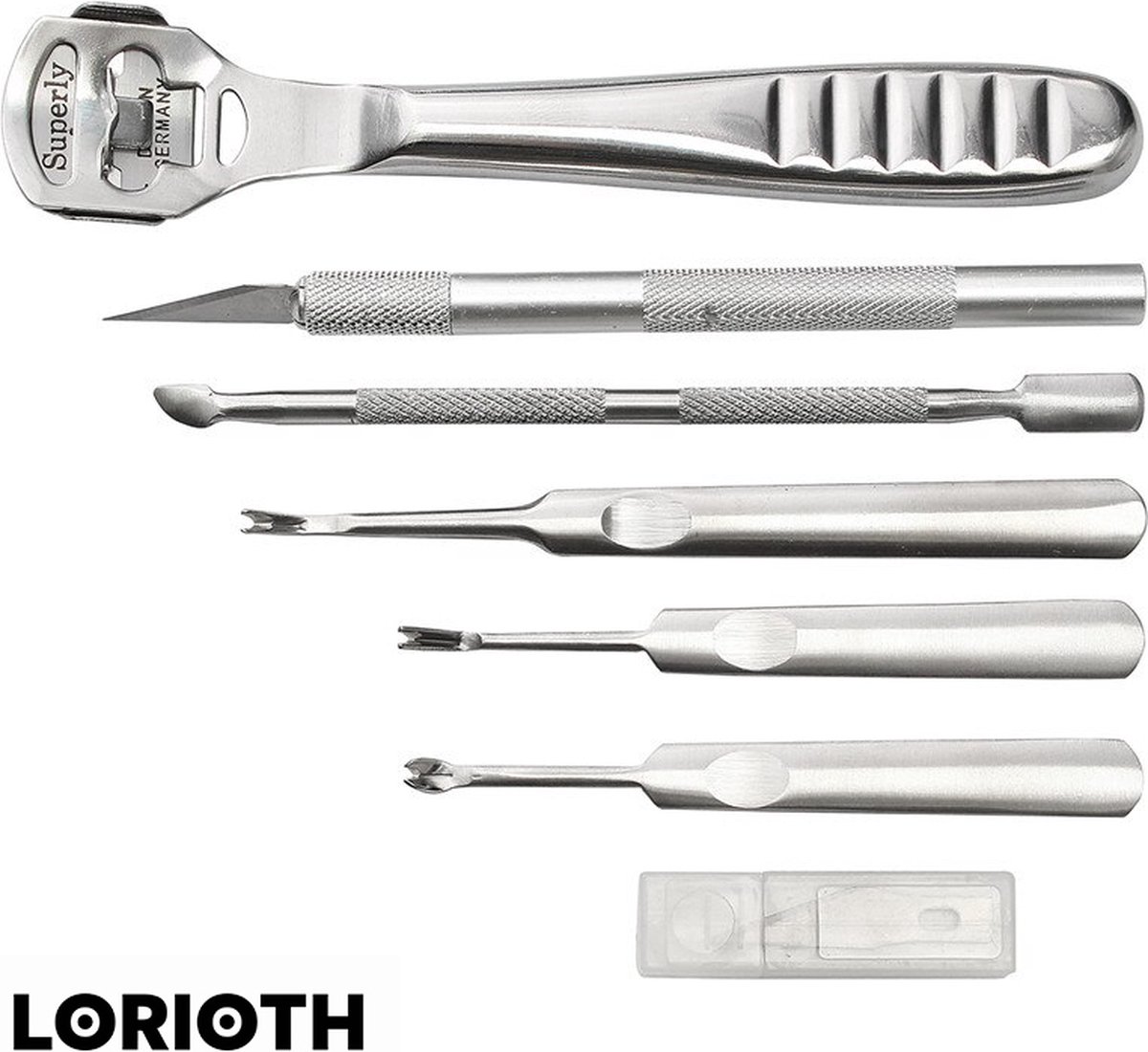 WUTA Lederen burnisher kit, ebbenhout leer polijstgereedschap, leer