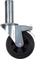 ybaymy 4 stuks wielen, 150 mm, zwenkwielen, zware wielen met geremde wielen, 360 graden draaibaar, transportwielen, dubbele kogelgelagerde schuiven, geluidsarme wielen, draagvermogen 800 kg ybaymy 4 stuks wielen, 150 mm, zwenkwielen, zware wielen met geremde wielen, 360 graden draaibaar, transportwielen, dubbele kogelgelagerde schuiven, geluidsarme wielen, draagvermogen 800 kg