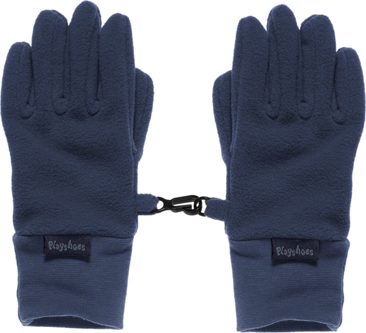 Playshoes - Fleece winter wanten voor kinderen - Marineblauw - maat S
