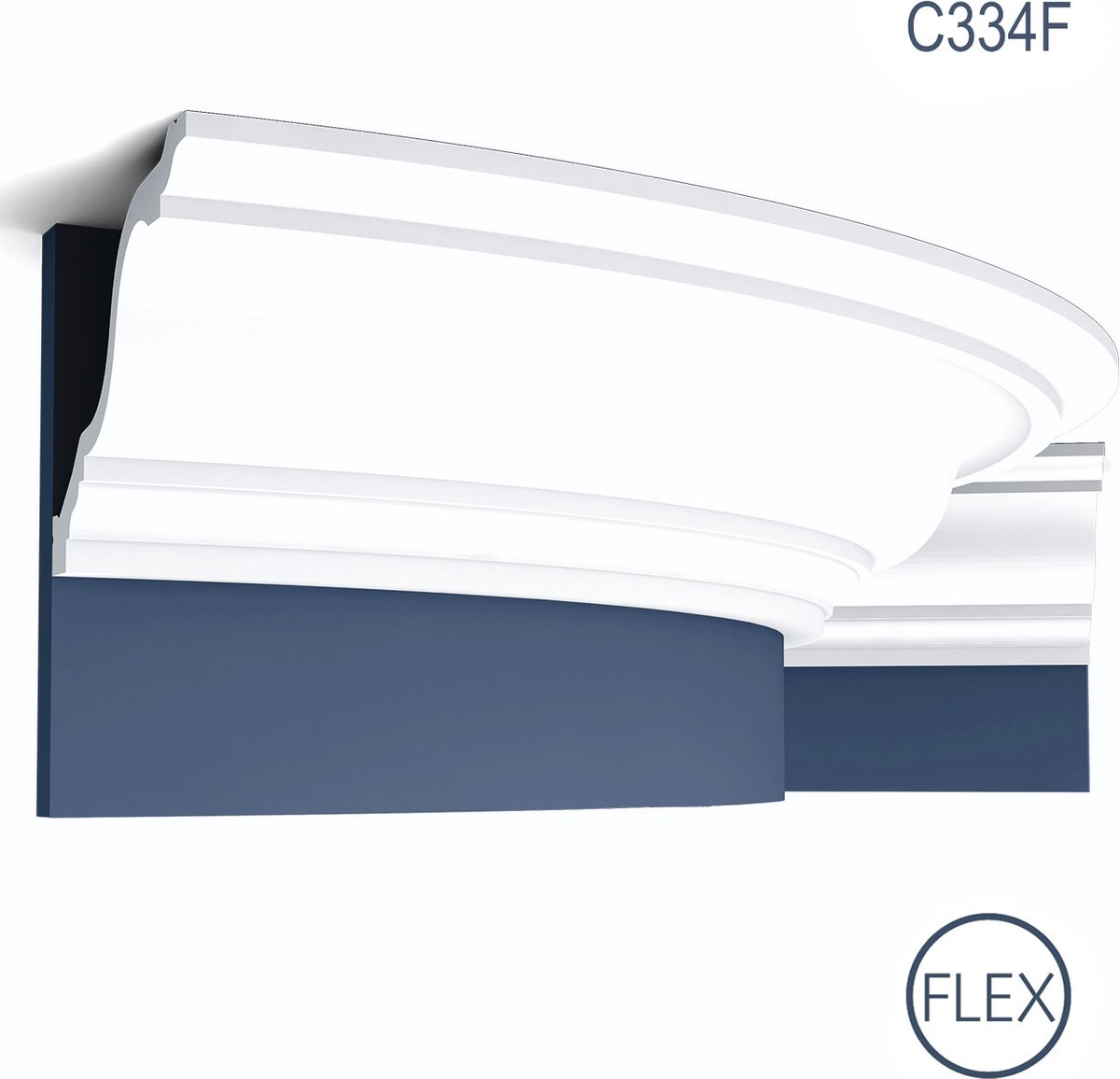 Kroonlijst flexibel Origineel Orac Decor C334F LUXXUS Plafondlijst Sierlijst flexibel 2 m