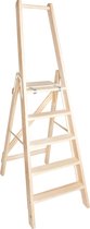 Houten plateautrap (grenen) - 12 treden (240 cm)