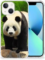 TPU Siliconen Hoesje Geschikt voor iPhone13 GSM Hoesje met doorzichtige rand Panda