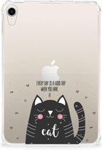 TPU Case Apple iPad mini 6 (2021) Hoes Cat Good Day met doorzichte zijkanten