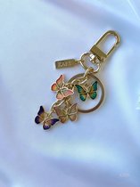 XARI Collections - ‘Butterfly’ Bag Charm - Handgemaakte Vlinder tashanger - Vlinders Tas Charm - Handtas Accessoires - Sieraad voor handtas - Tas ketting - Tassenhanger - Purse accessories - 