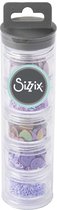 Sizzix Pailletten en kraaltjes - 0,3 en 1 cm - 5 potjes - lavender dust